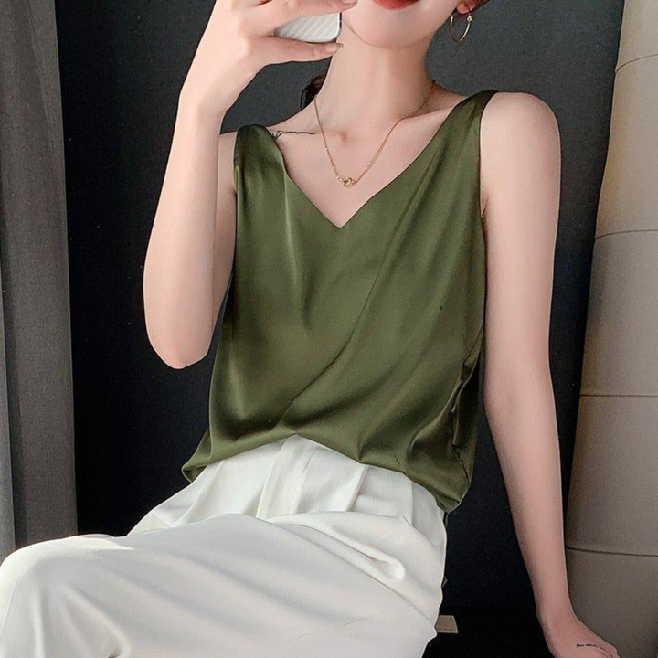 Silk Women Tank Top