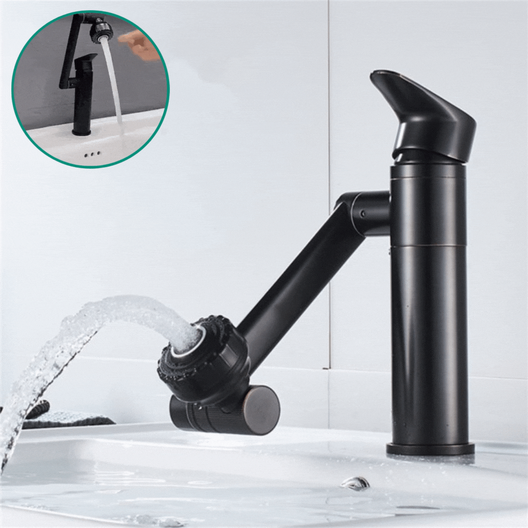 FLEXISPOUT – 360° Flexible Tap with Spray Function for the Sink