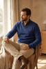V-Neck Jumper with Collar - Ian