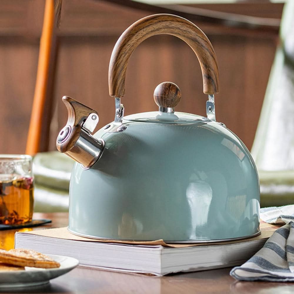 Stainless Steel Kitchen Kettle – Whistling Design with Ergonomic Handle