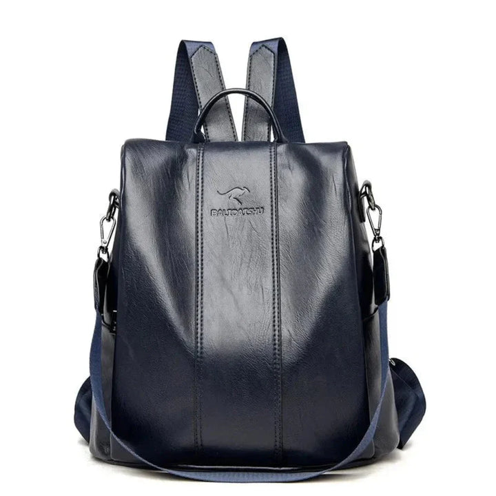 Chic Anti-Theft Backpack for Women – Stylish Leather Design with Concealed Storage