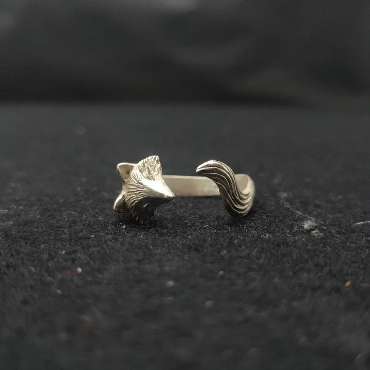 Silver Fox Ring for Women