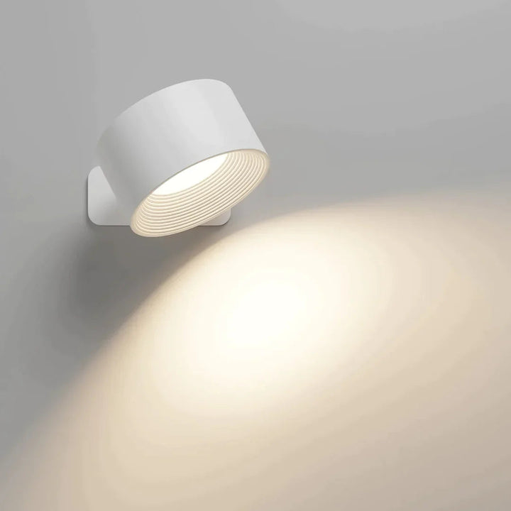 Cordless LED Wall Light with 360° Rotation, Touch Dimming, 3 Light Colours and USB-C Battery