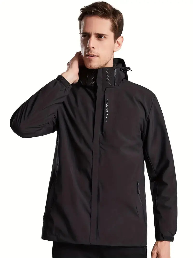 Waterproof Outdoor Jacket with Hood - Joel