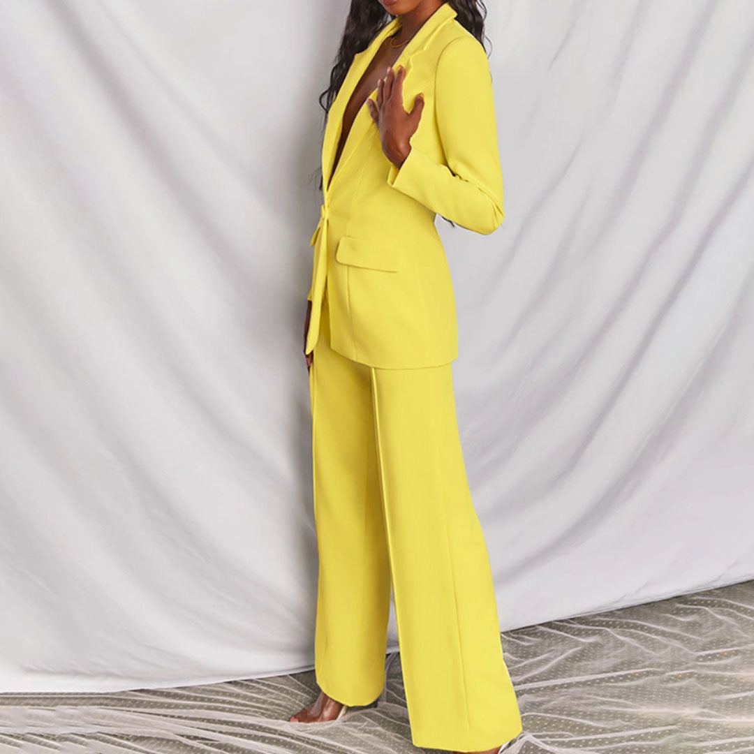 Elegant Blazer and Trousers Set