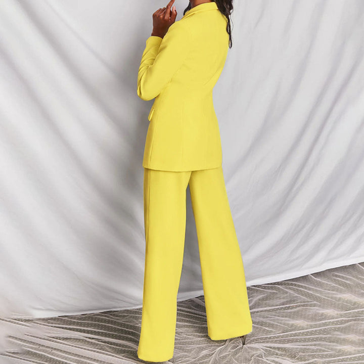 Elegant Blazer and Trousers Set