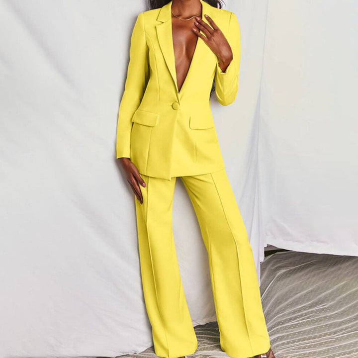 Elegant Blazer and Trousers Set