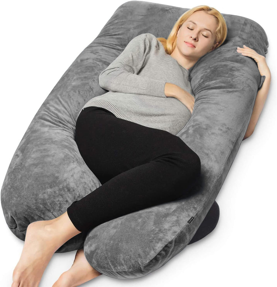 ComfortNest Maternity and Side-Sleeping Pillow – Extra Support for Mom and Baby