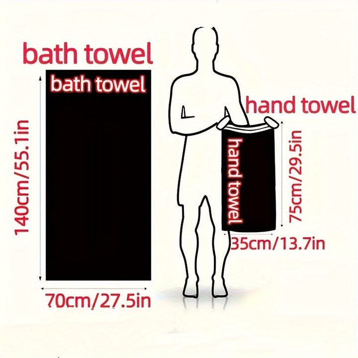 Coral Velvet Towel Set – Absorbent and Quick-Drying