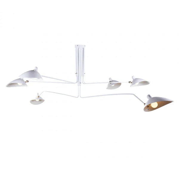 Black Ceiling Lamp with Swivel Arms – Modern Design