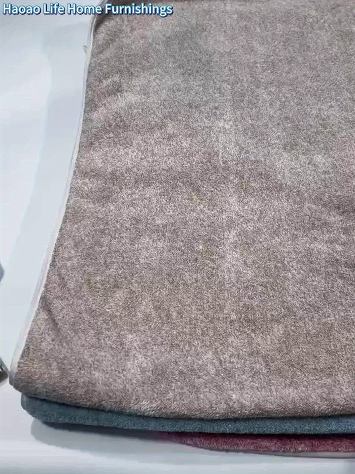 Coral Velvet Towel Set – Absorbent and Quick-Drying