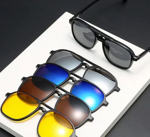 FlexView 6-in-1 | Sunglasses with Interchangeable Lenses (1+1 Free Promotion)