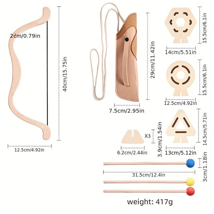 Bow and Arrow Set for Young Archers – Educational and Fun Toy