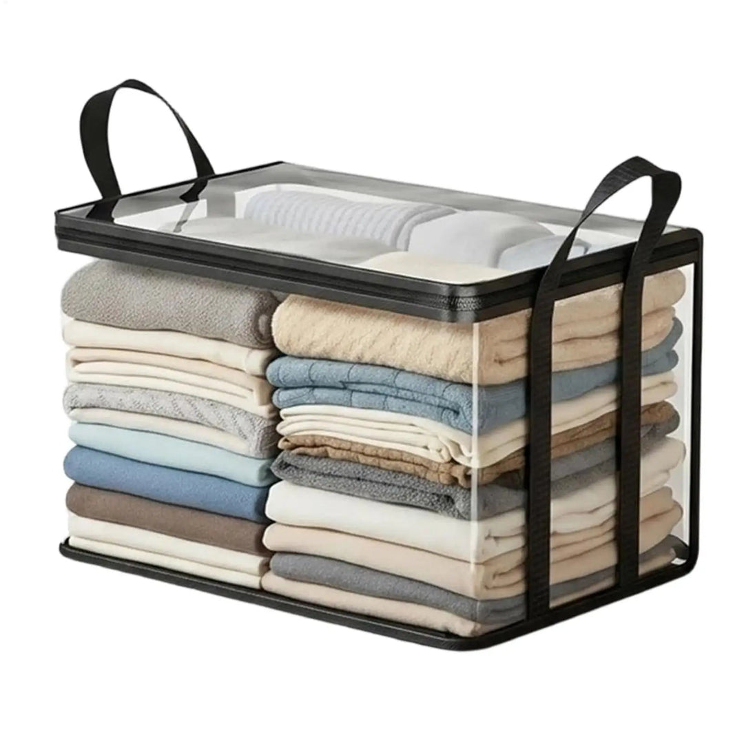 Transparent Storage Bags – Wardrobe and Moving Organiser