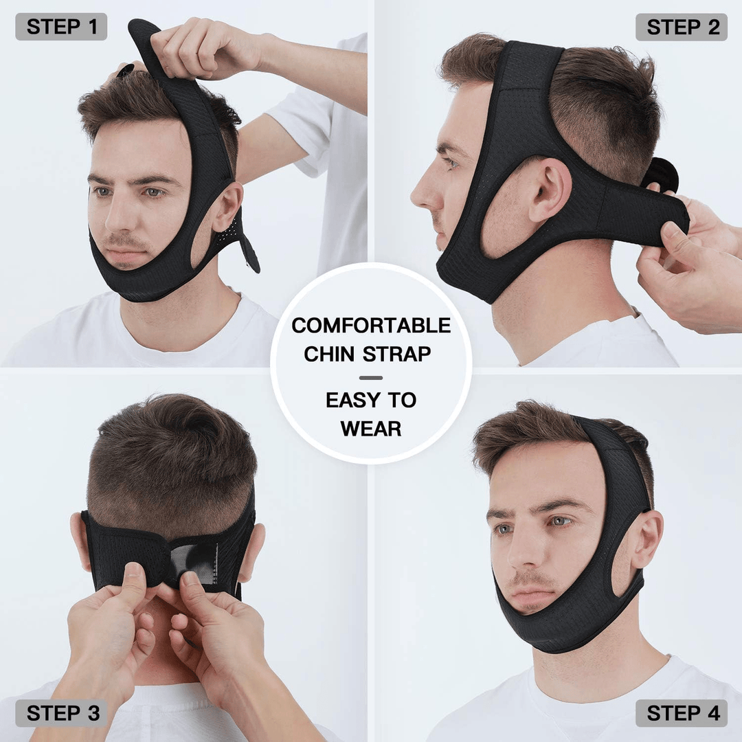 OrthoPlus - Kinriem Anti-Snoring Chin Strap - Effective Solution Against Snoring