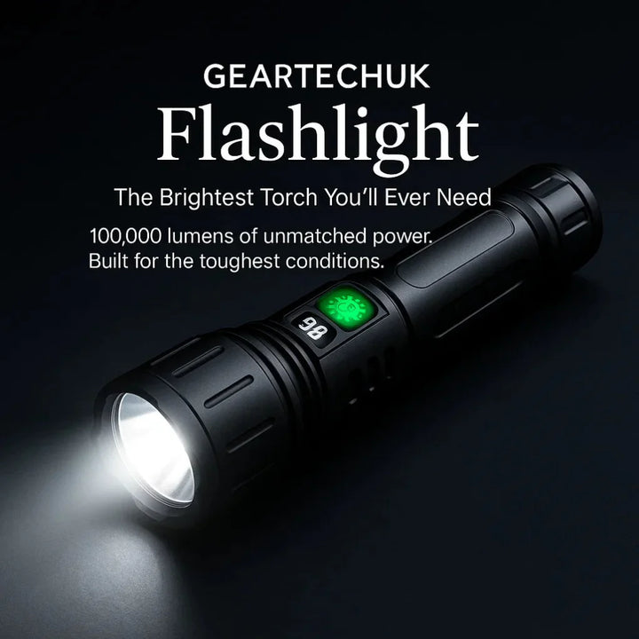 100000 Lumen Flashlight