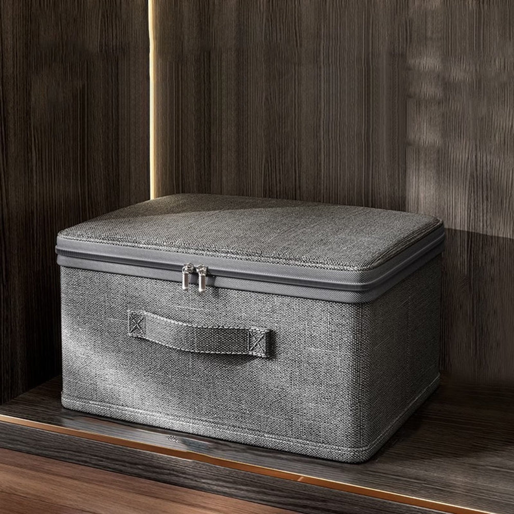 Storage Box with Fabric Lid | Foldable and Compact | Faltiva
