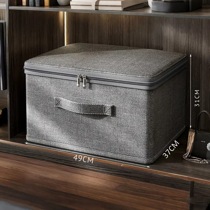 Storage Box with Fabric Lid | Foldable and Compact | Faltiva