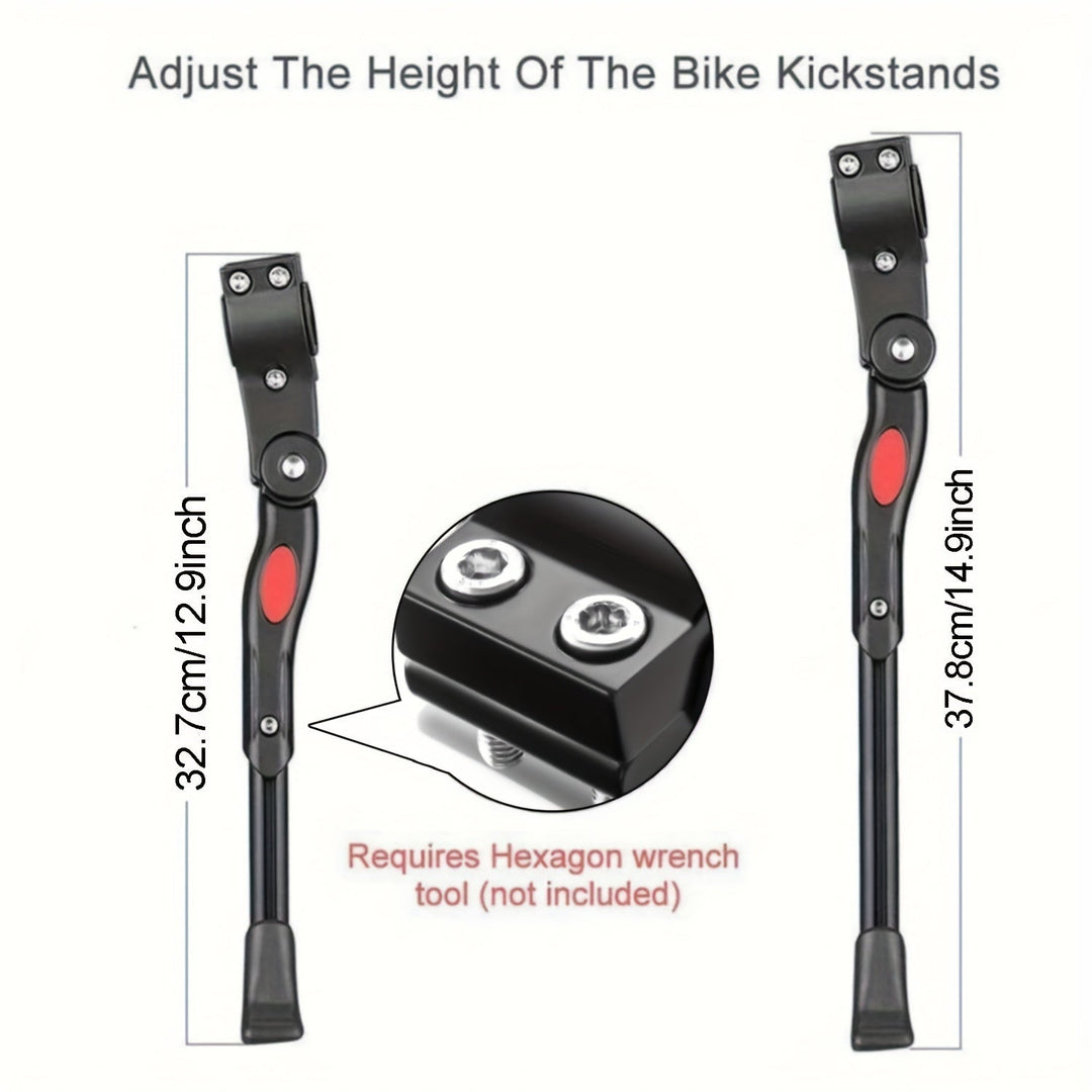 Adjustable Bike Stand – Sturdy Side Kickstand for Stable Parking