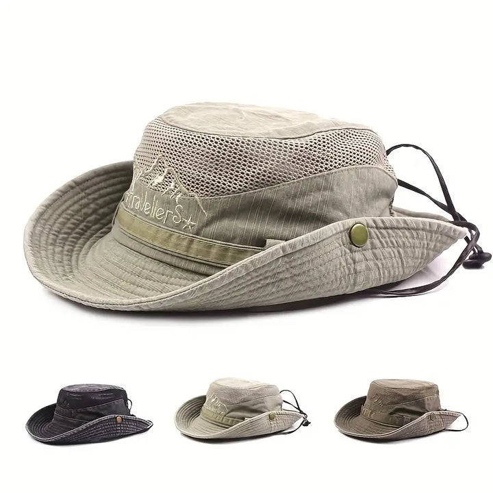 Solantra – Outdoor Sun Hat with Adjustable Straps and Wide Brim