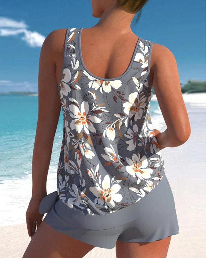 Women’s Tankini Swimsuit Two Piece Set
