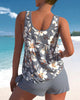 Women’s Tankini Swimsuit Two Piece Set