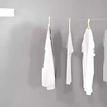 FlexiLine Double Retractable Clothesline for Heavy Loads - Compact, Space-Saving Design