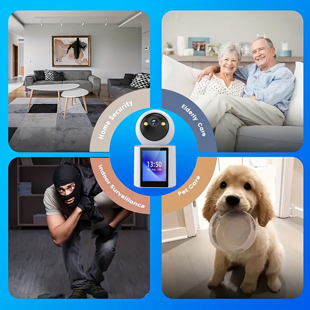 Pet Camera with Screen – Two-Way Audio and Night Vision
