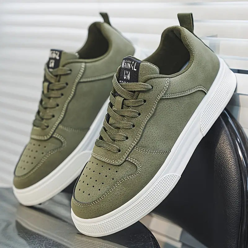 Men's Suede Walking Shoes with Comfortable Sole and Style - Marco