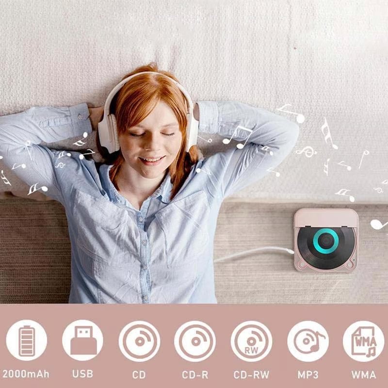 Portable CD Player - Bluetooth | Hi-Fi Audio | Various Colours