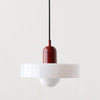 Bauhaus Pendant Light in Coloured Glass