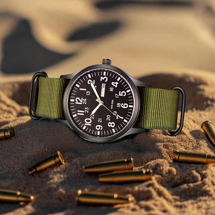 Men's Outdoor Watch – 100m Waterproof, Scratch-Resistant Sapphire Glass