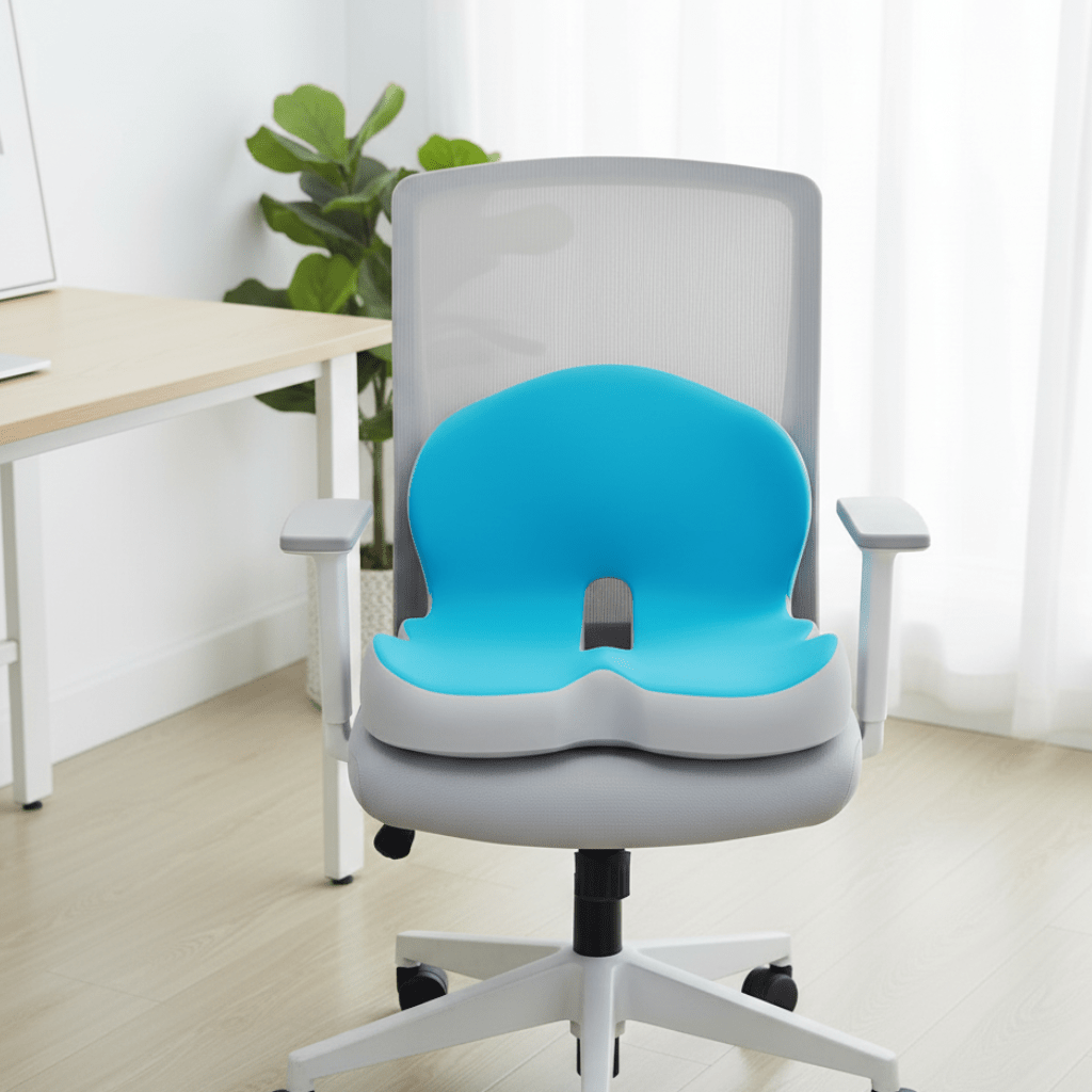 ERGOREST – Ergonomic Lumbar Cushion for Office and Car Seats