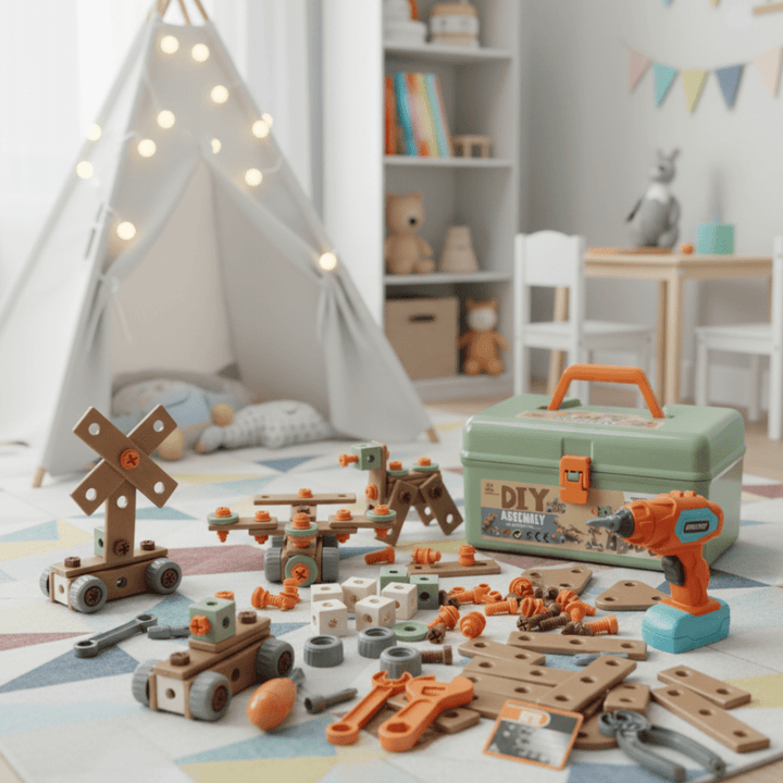 BUILDMASTER – Tool Set for Creative Children Aged 3 and Up