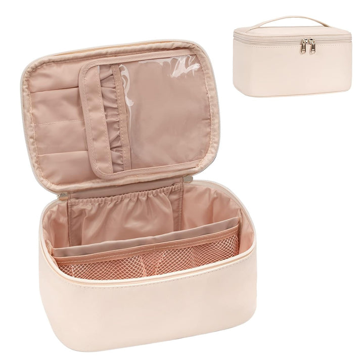 Tragbarer Make-up-Organizer mit Fächern