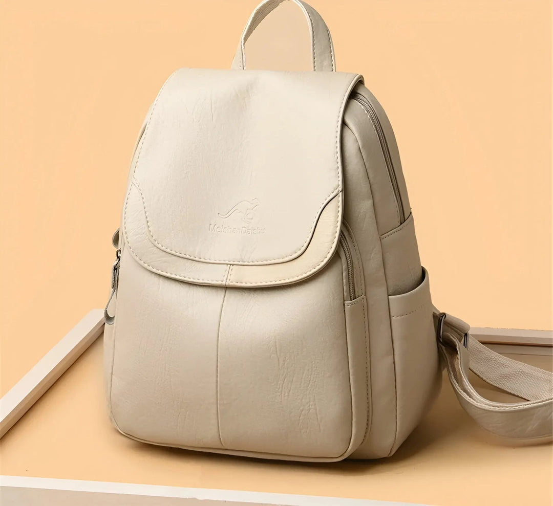 Isabella Vintage Leather Backpack for Women