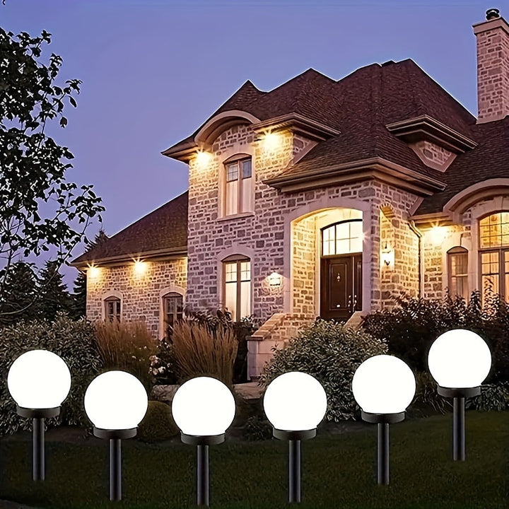 Solar LED Garden Lights – Spherical Lighting for Paths and Gardens