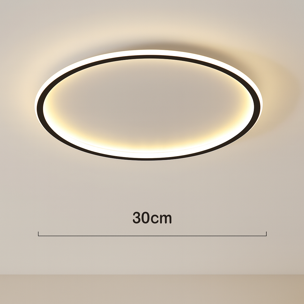 Runde skandinavische LED-Deckenleuchte | 1 Licht