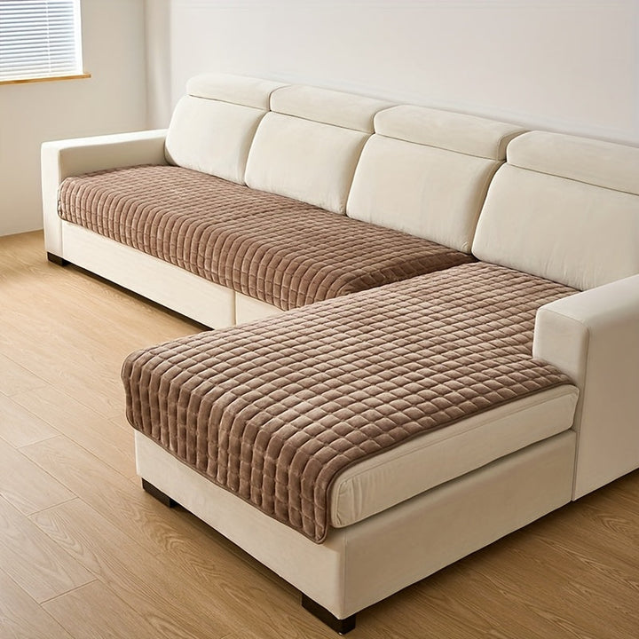Elegant Quilted Sofa Cover – Comfort and Protection