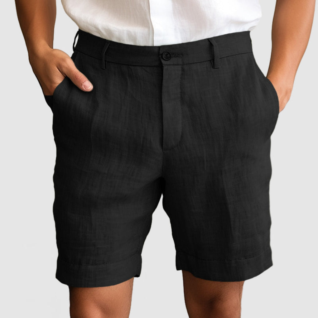 Men's Casual Cotton Linen Shorts