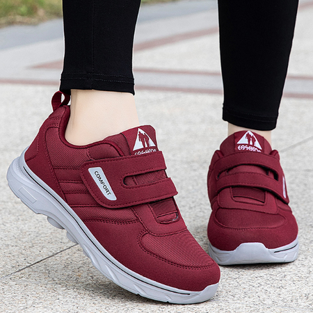 Comfortable Walking Shoes with Velcro Fastening - EasyStride
