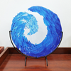 Ocean Wave Glass Sculpture – AquaWave
