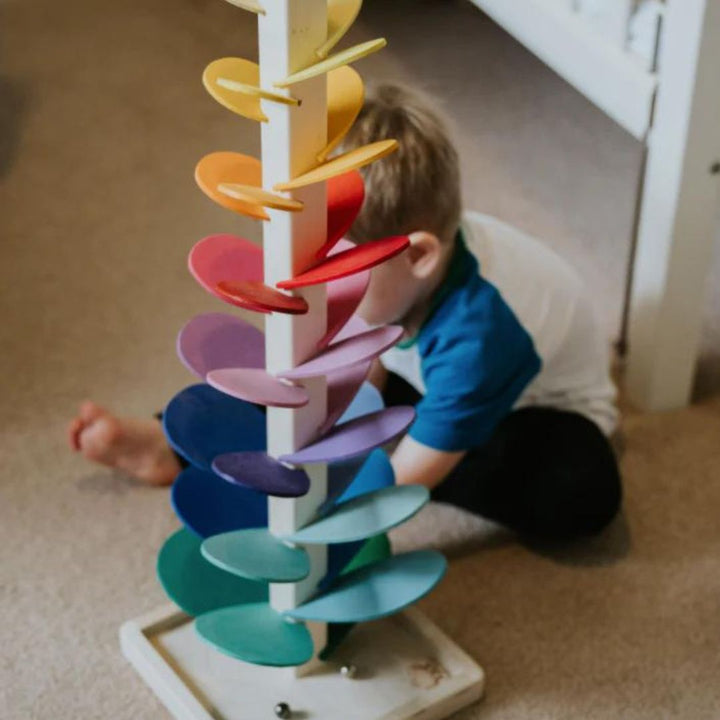 Rainbow Tree Wooden Toy – Educational and Natural Fun