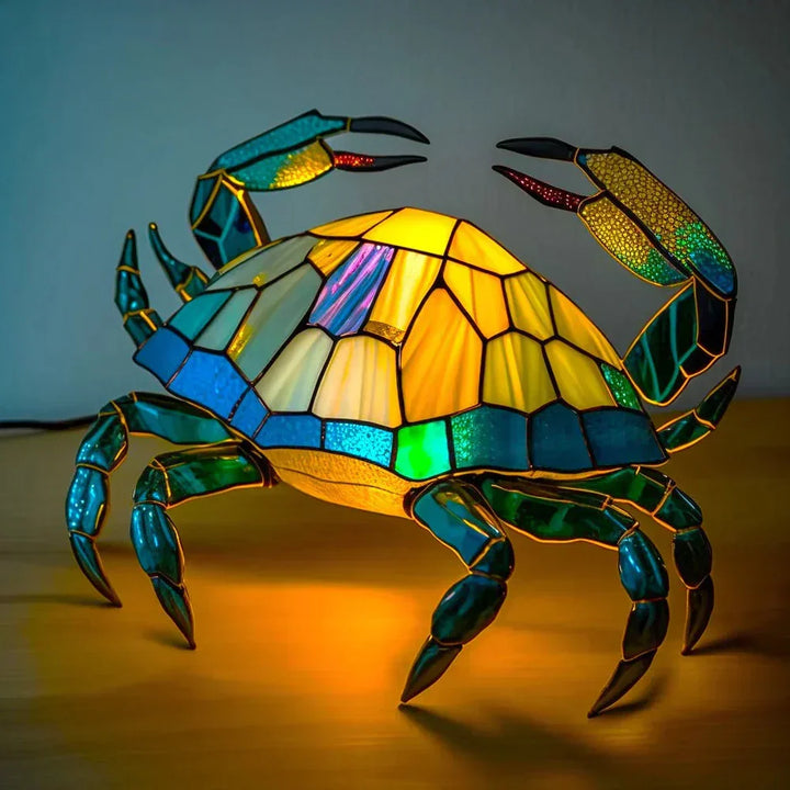 Coloured Glass Animal Lamps – Artistic Table Decoration