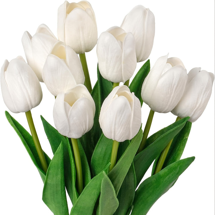 Set of 10 Realistic Tulips – Perfect for Weddings and Interior Decoration