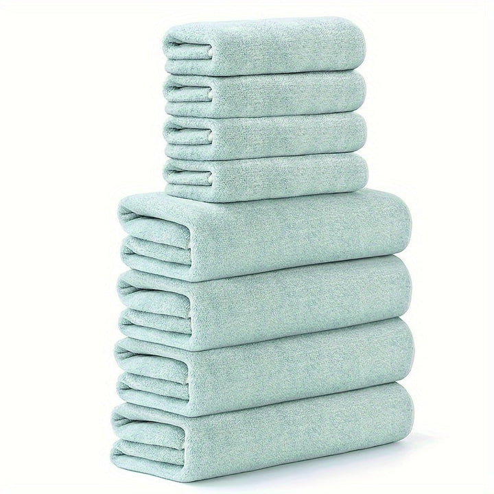 Coral Velvet Towel Set – Absorbent and Quick-Drying