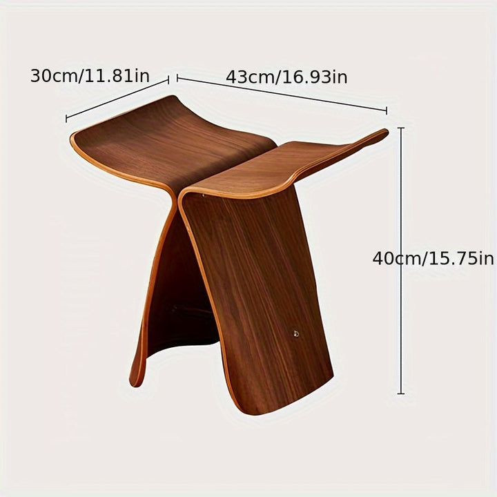 Elegant Butterfly Stool – Timeless Design for Living Room and Hallway