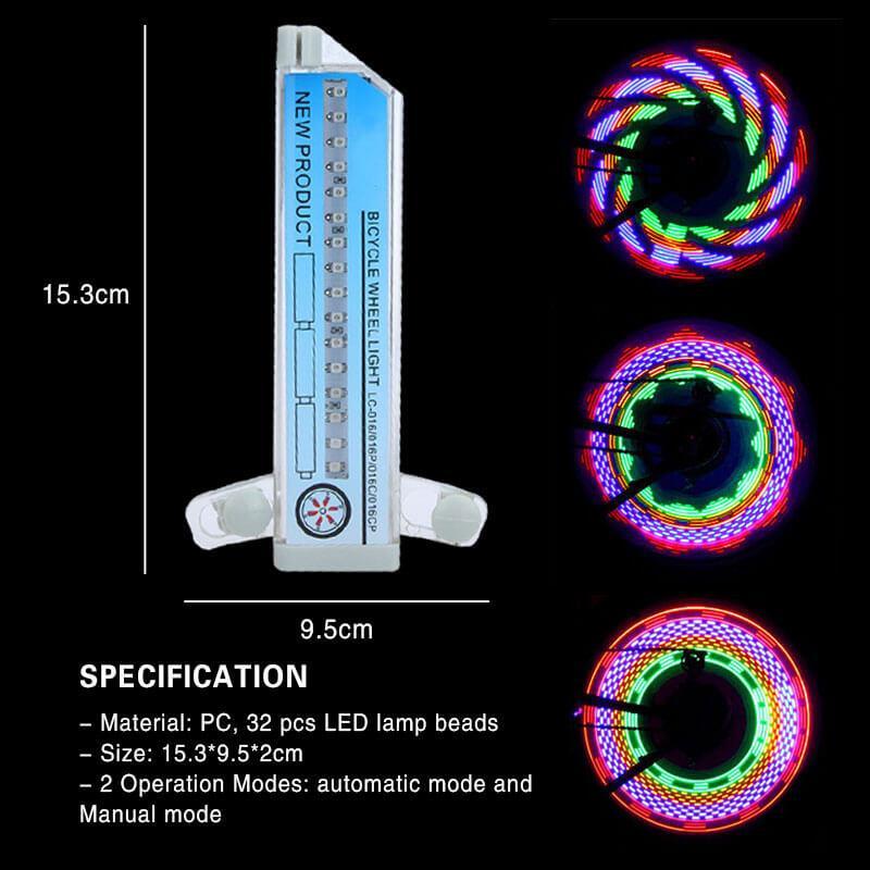 BowLift | 3D LED Bicycle Spoke Lights
