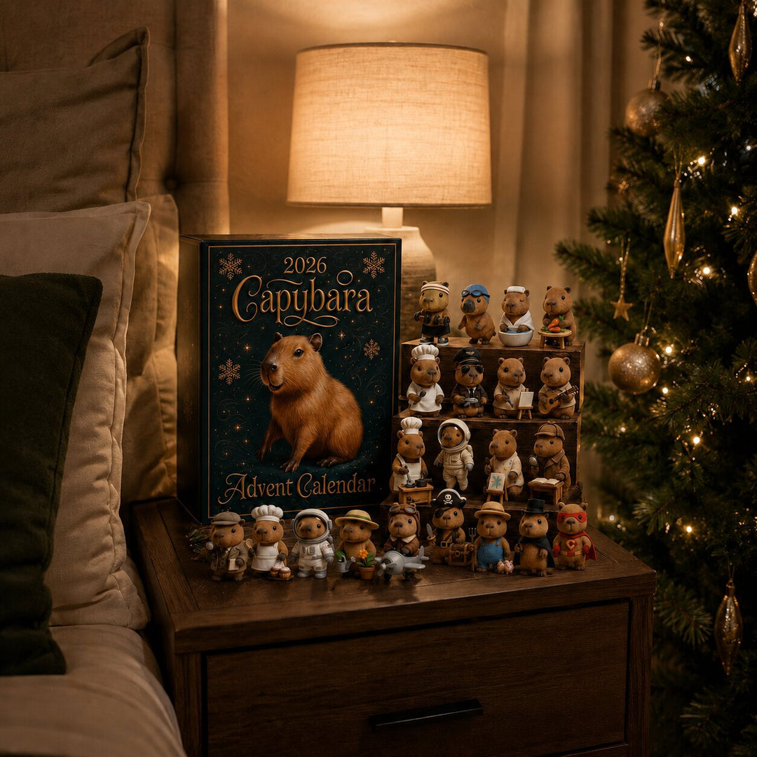 2026 Advent Calendar with 24 Surprise Capybara Figures