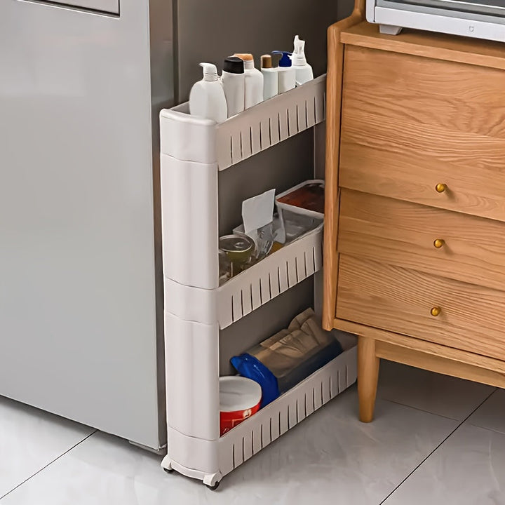 Small Storage Trolley – Practical and Mobile for Kitchen and Bathroom